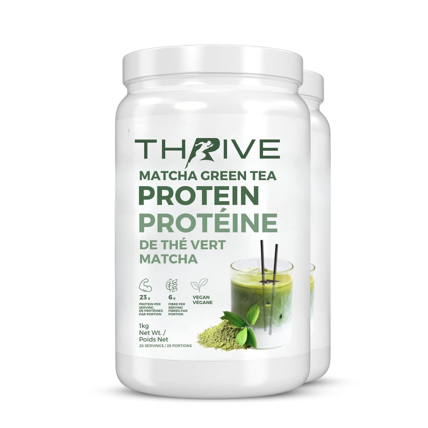 Thrive Matcha Green Tea Vegan Protein (2 pack)