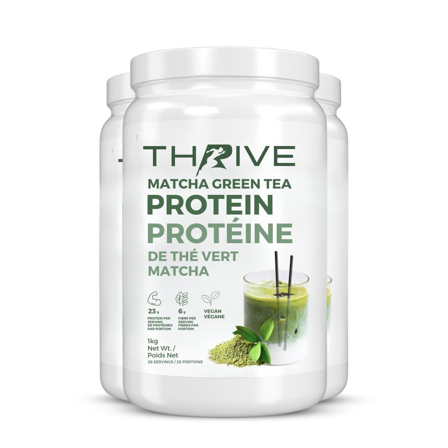 Thrive Matcha Green Tea Vegan Protein (3 pack)