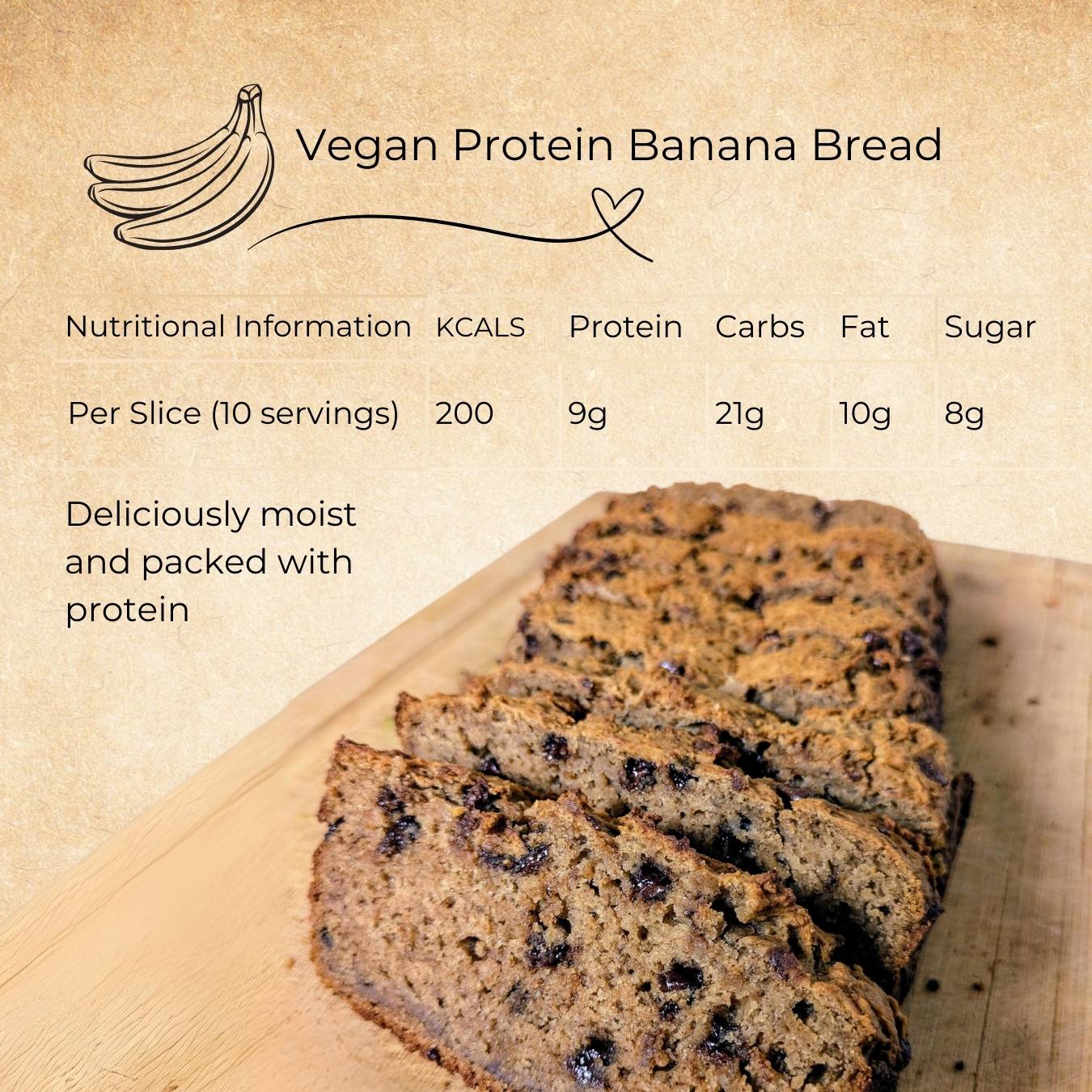 Vegan Protein Banana Bread Recipe