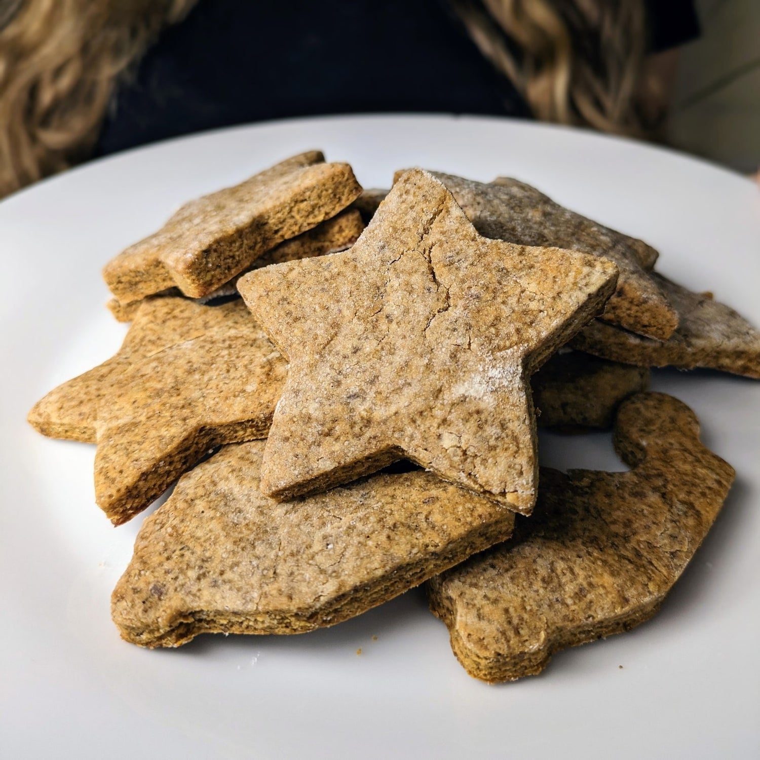 Vegan Gingerbread Protein Cookies