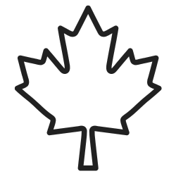 Canadian maple leaf