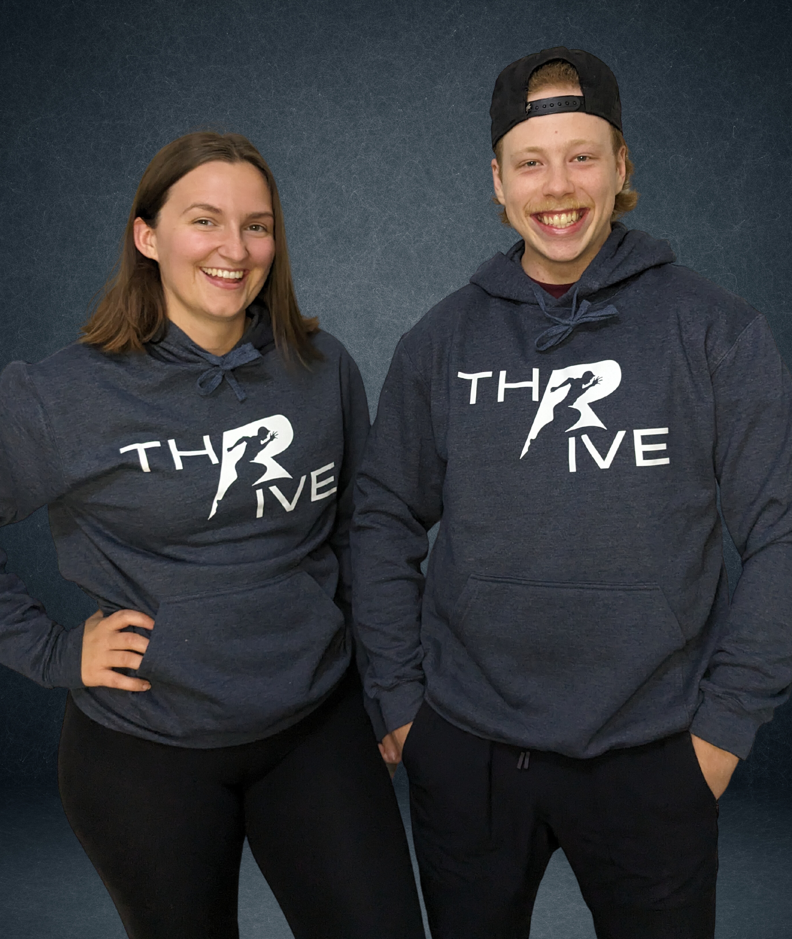 Thrive Protein: Super Soft Hoodie (Navy)