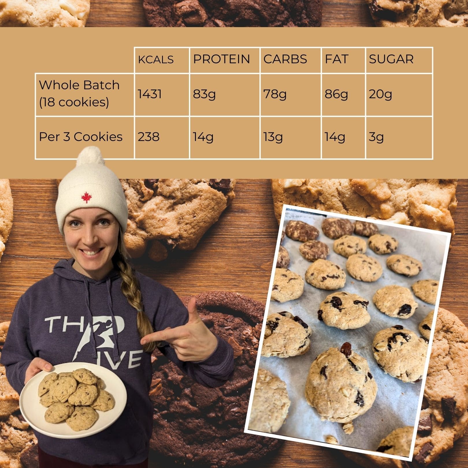 Chocolate Chip Protein Cookies