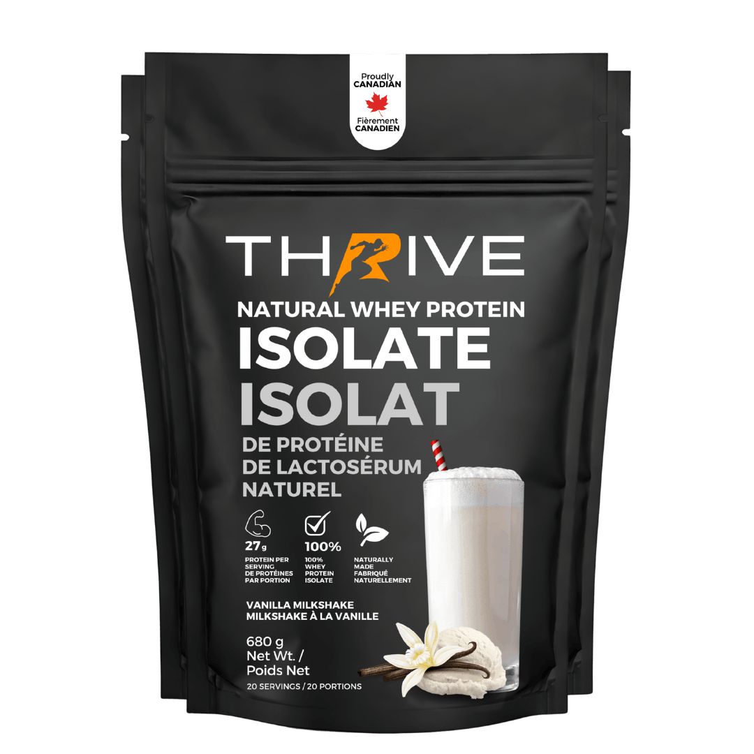 Natural Whey Protein Isolate (Vanilla, 3 units)