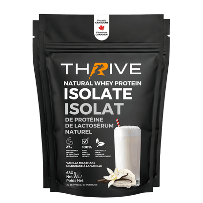 Natural Whey Protein Isolate (Vanilla, 3 units)
