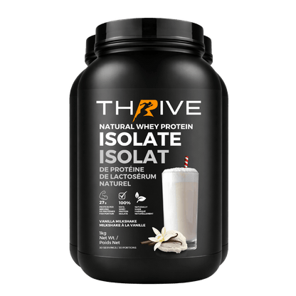 Natural Whey Protein Isolate (Vanilla, 3 units)