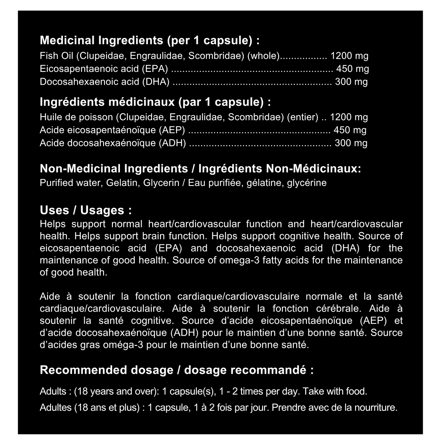Omega-3 Fish Oil: Ultra Strength